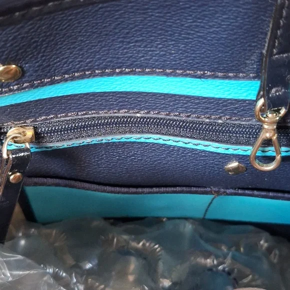 kate spade STORYBOOK Harmony Boutique Stripe Tote EUC - Picture 11 of 11